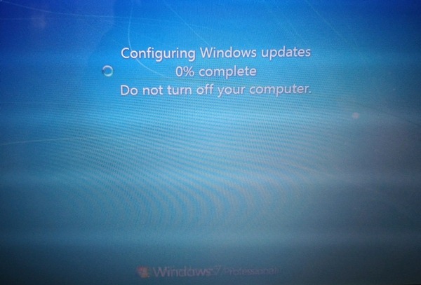 Lỗi update Windows 7 Professional